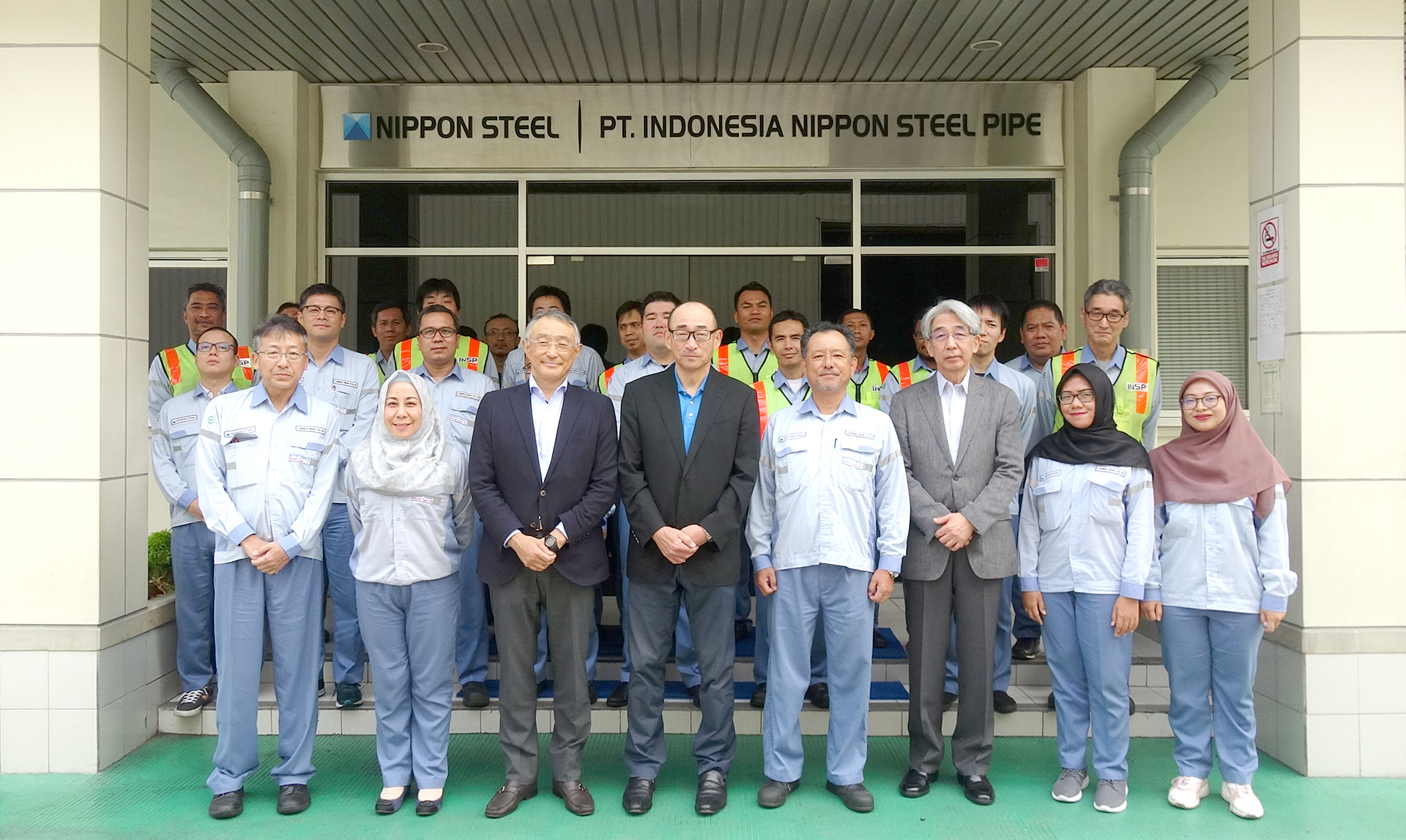 President Director of NSPC is visiting PT. Indonesia Nippon Steel Pipe